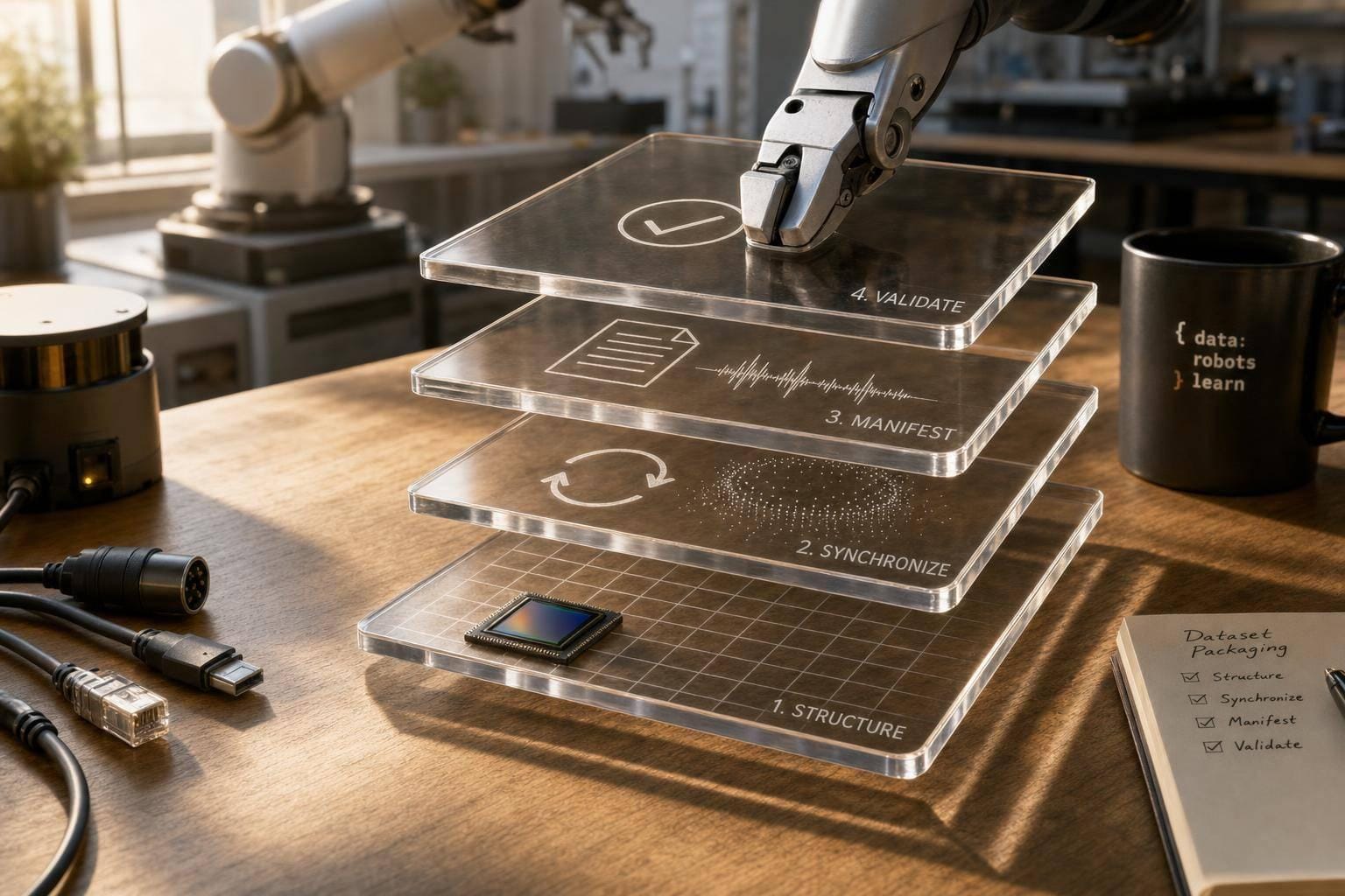 How to Package Multimodal Robotics Datasets